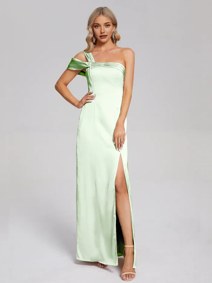 Special Occasion Sophisticated Graceful Stylish Refined Elegant Sheath Sleeveless Floor-Length Prom Dress