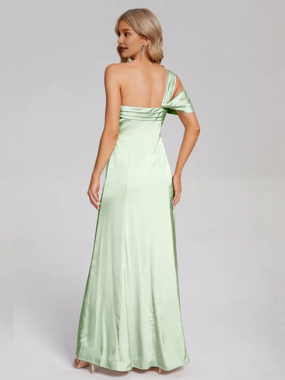 Special Occasion Sophisticated Graceful Stylish Refined Elegant Sheath Sleeveless Floor-Length Prom Dress