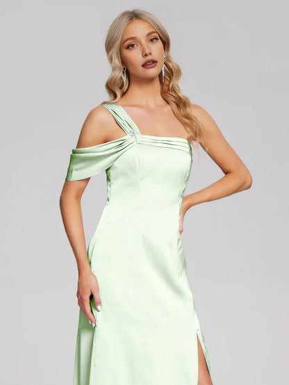 Special Occasion Sophisticated Graceful Stylish Refined Elegant Sheath Sleeveless Floor-Length Prom Dress