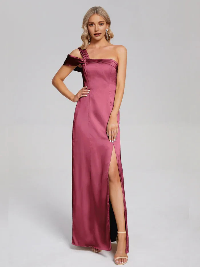 Special Occasion Sophisticated Graceful Stylish Refined Elegant Sheath Sleeveless Floor-Length Prom Dress