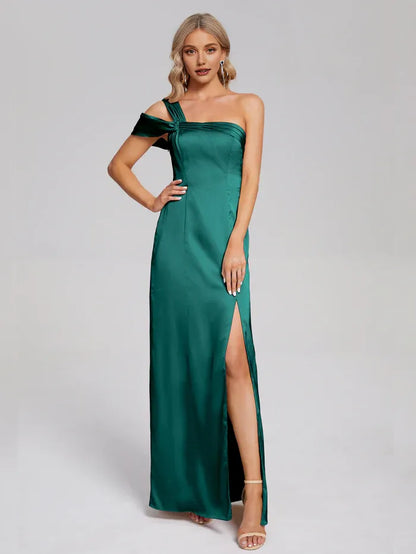 Special Occasion Sophisticated Graceful Stylish Refined Elegant Sheath Sleeveless Floor-Length Prom Dress