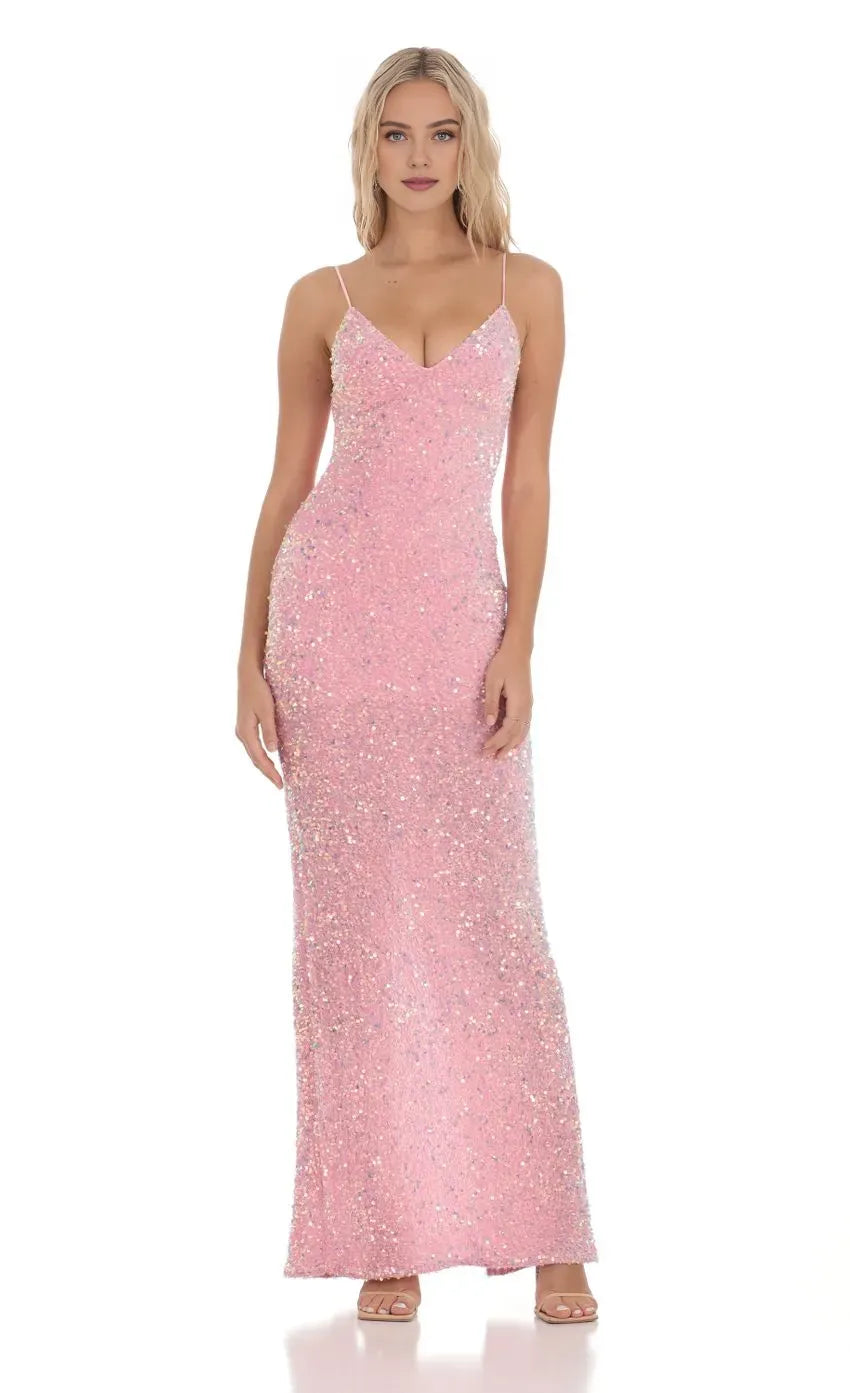 Refined Beautiful Timeless Special Occasion Elegant Lace Sheath Sleeveless Floor-Length Prom Dress