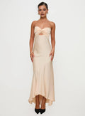 Timeless Special Occasion Sophisticated Graceful Elegant Satin Sweetheart Sleeveless Floor-Length Prom Dress