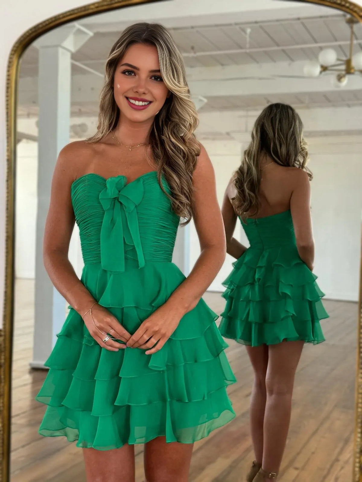 Timeless Special Occasion Sophisticated Graceful Elegant A-Line Sweetheart Sleeveless Mini Homecoming Dress