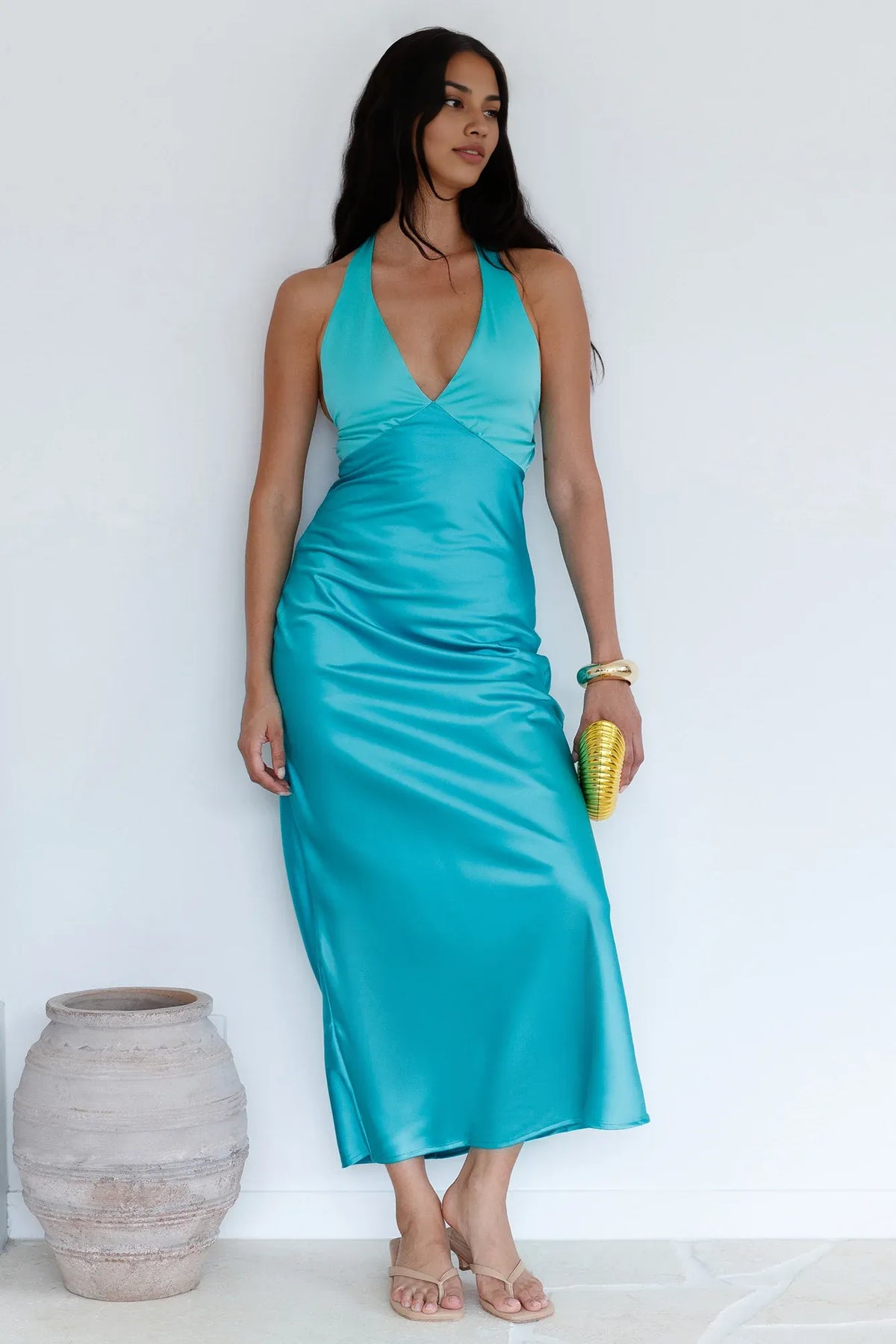 Graceful Stylish Refined Beautiful Timeless Special Occasion Elegant Satin Sleeveless Cocktail Dress
