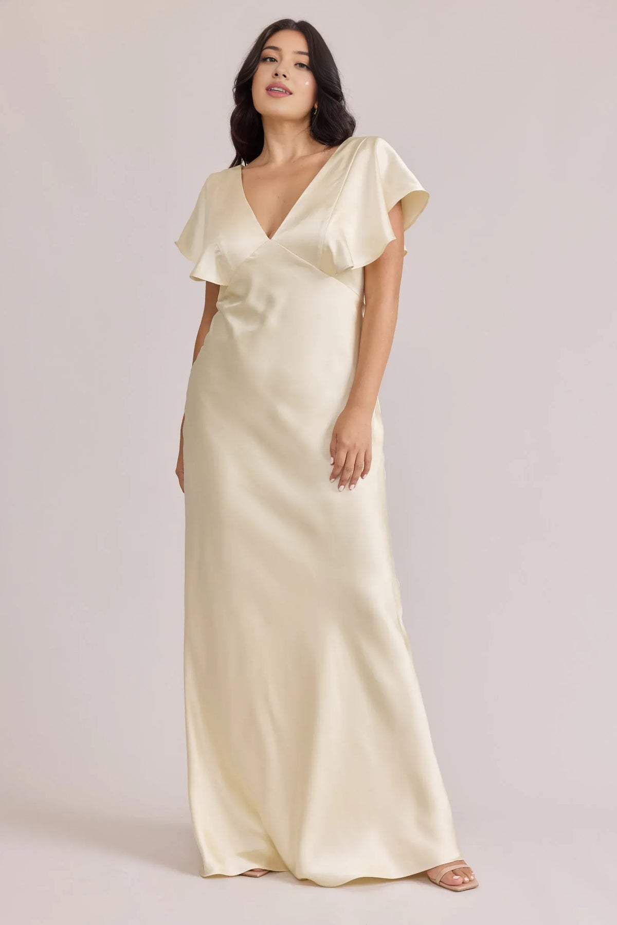 Timeless Special Occasion Sophisticated Graceful Stylish Refined Elegant Satin Floor-Length Prom Dress