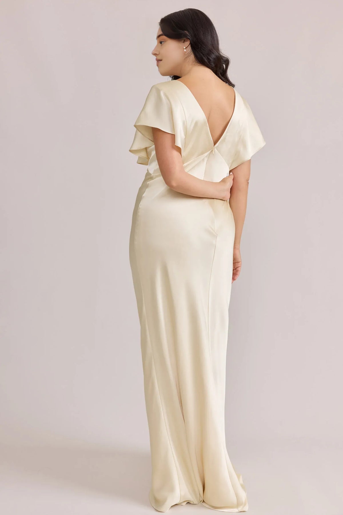 Timeless Special Occasion Sophisticated Graceful Stylish Refined Elegant Satin Floor-Length Prom Dress