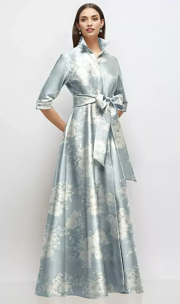 Refined Beautiful Timeless Chic Elegant A-Line Floor-Length Mother of the Bride Dress