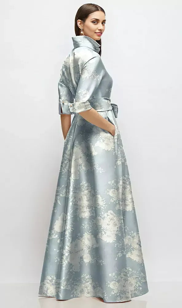 Refined Beautiful Timeless Chic Elegant A-Line Floor-Length Mother of the Bride Dress