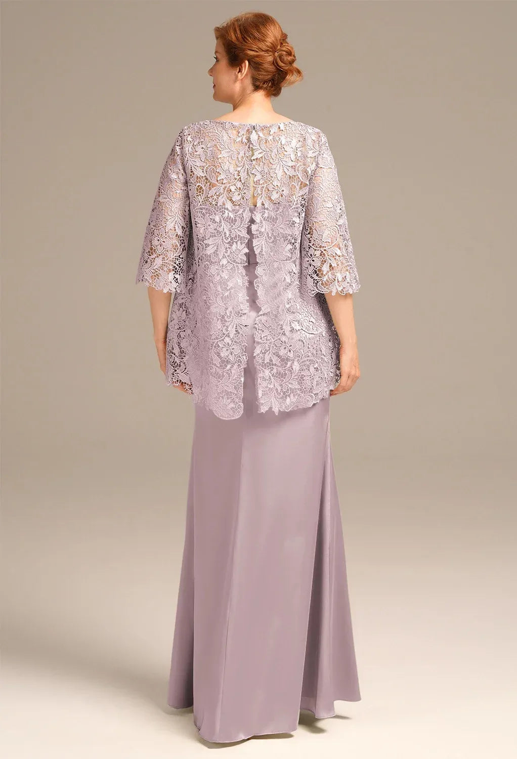 Special Occasion Elegant Satin Mermaid Short Sleeve Short Mother of the Bride Dress