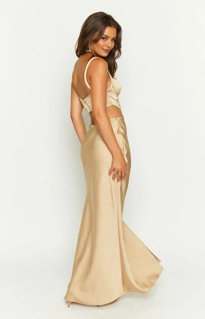 Stylish Refined Beautiful Timeless Special Occasion Elegant Mermaid Sleeveless Floor-Length Prom Dress