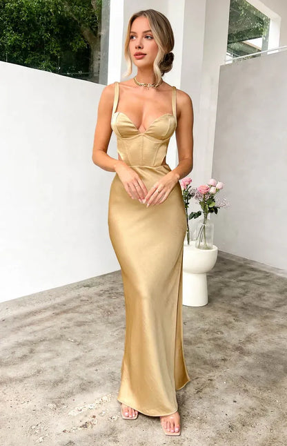 Stylish Refined Beautiful Timeless Special Occasion Elegant Mermaid Sleeveless Floor-Length Prom Dress