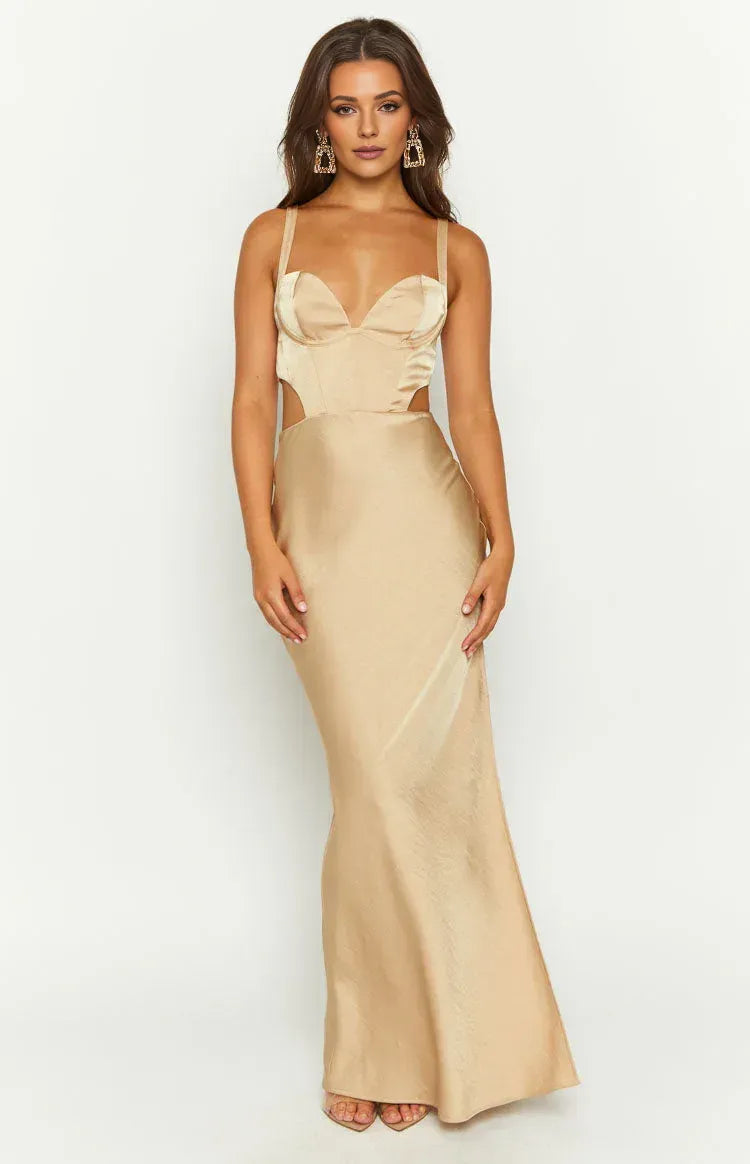 Stylish Refined Beautiful Timeless Special Occasion Elegant Mermaid Sleeveless Floor-Length Prom Dress