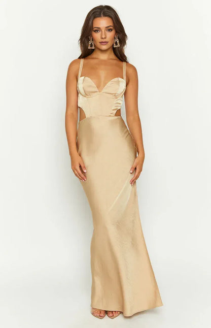 Stylish Refined Beautiful Timeless Special Occasion Elegant Mermaid Sleeveless Floor-Length Prom Dress