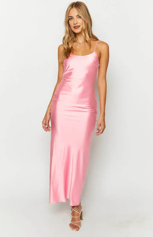 Refined Beautiful Timeless Special Occasion Sophisticated Graceful Elegant Sheath Sleeveless Prom Dress