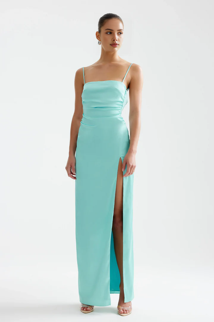 Special Occasion Sophisticated Graceful Stylish Refined Beautiful Elegant Sheath Sleeveless Floor-Length Prom Dress