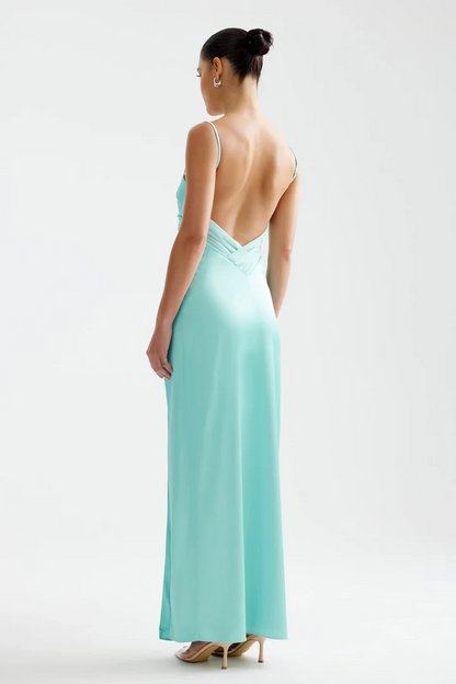 Special Occasion Sophisticated Graceful Stylish Refined Beautiful Elegant Sheath Sleeveless Floor-Length Prom Dress