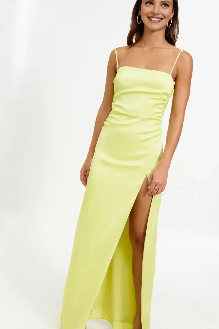 Special Occasion Sophisticated Graceful Stylish Refined Beautiful Elegant Sheath Sleeveless Floor-Length Prom Dress