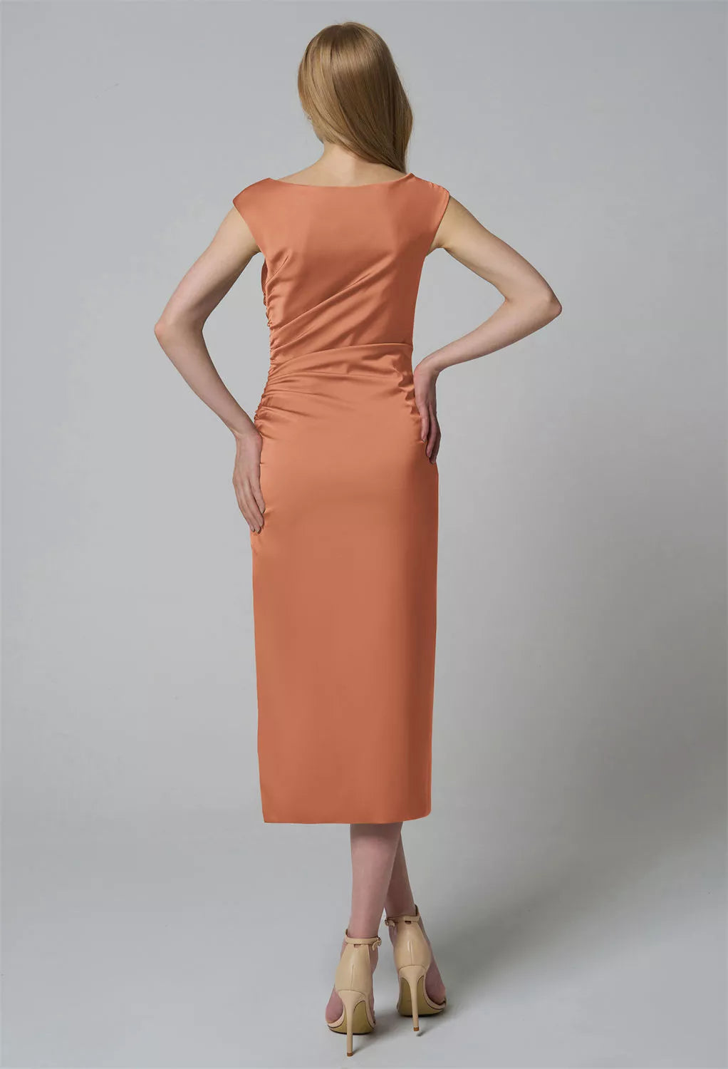 Special Occasion Sophisticated Graceful Stylish Refined Beautiful Timeless Chic Elegant Satin Prom Dress