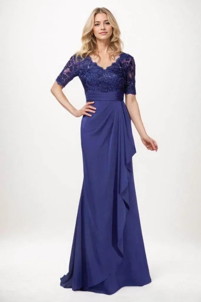 Column Maxi Mother Of The Bride Dress