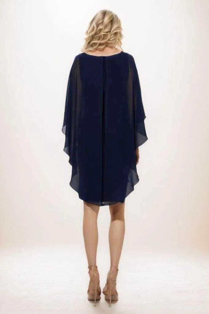 Column Mini Mother Of The Bride Dress