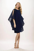 Column Mini Mother Of The Bride Dress
