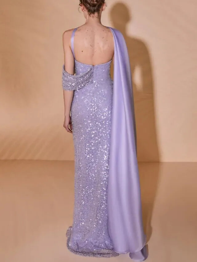 Column Strapless Floor-length Prom Dresses