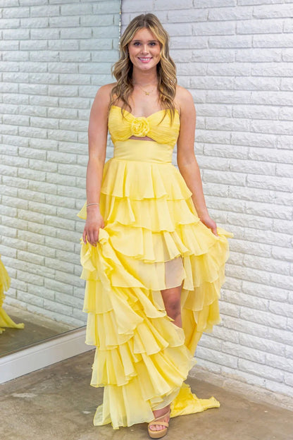 Stylish Refined Beautiful Timeless Elegant Red A-Line Strapless Sleeveless Floor-Length Prom Dress