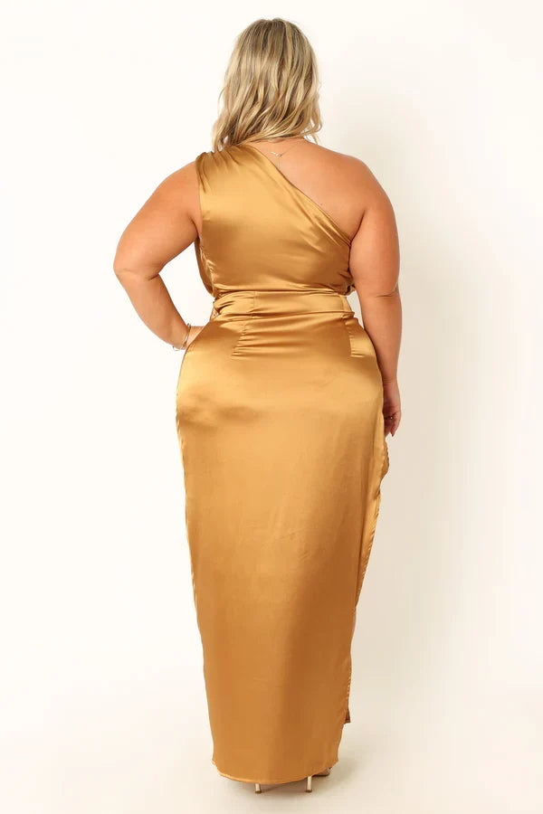 Special Occasion Sophisticated Graceful Stylish Refined Elegant Black Satin Sleeveless Prom Dress