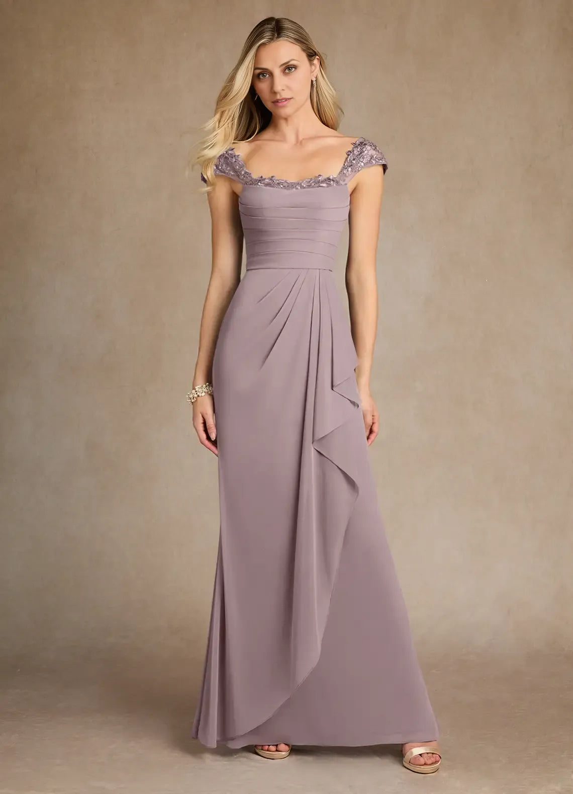 Special Occasion Sophisticated Graceful Elegant Lace Sheath Sweetheart Mother of the Bride Dress