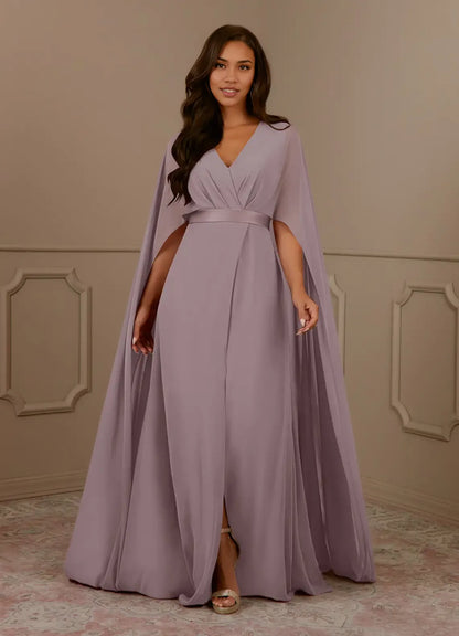 Elegant Red Chiffon A-Line V-Neck Pleated Mini Mother of the Bride Dress