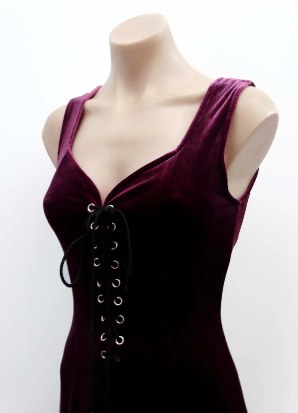 Burgundy Edgy Sheath Sweetheart Sleeveless Lace-Up Floor-Length Evening Dress For Women Hot Sale