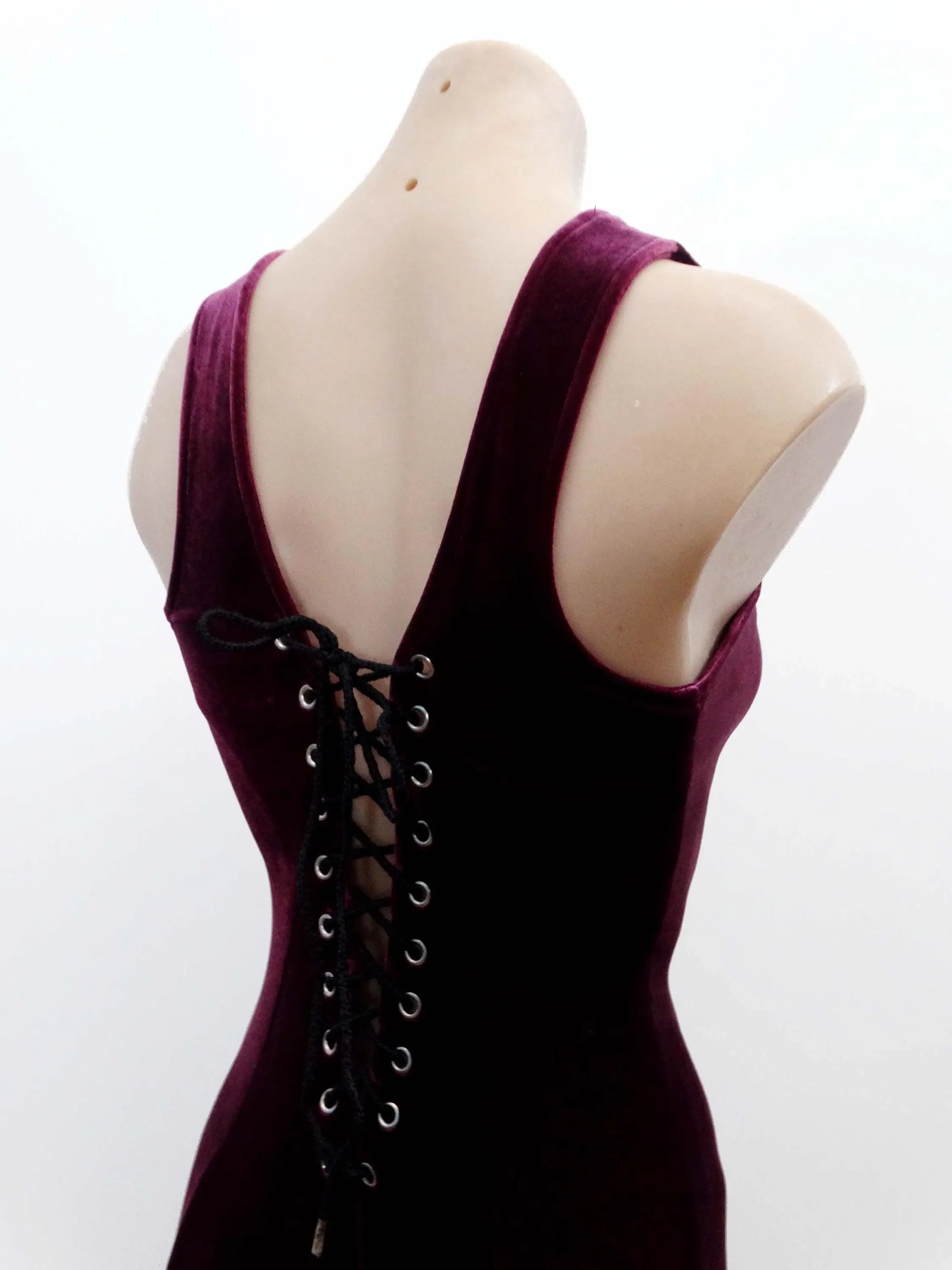 Burgundy Edgy Sheath Sweetheart Sleeveless Lace-Up Floor-Length Evening Dress For Women Hot Sale