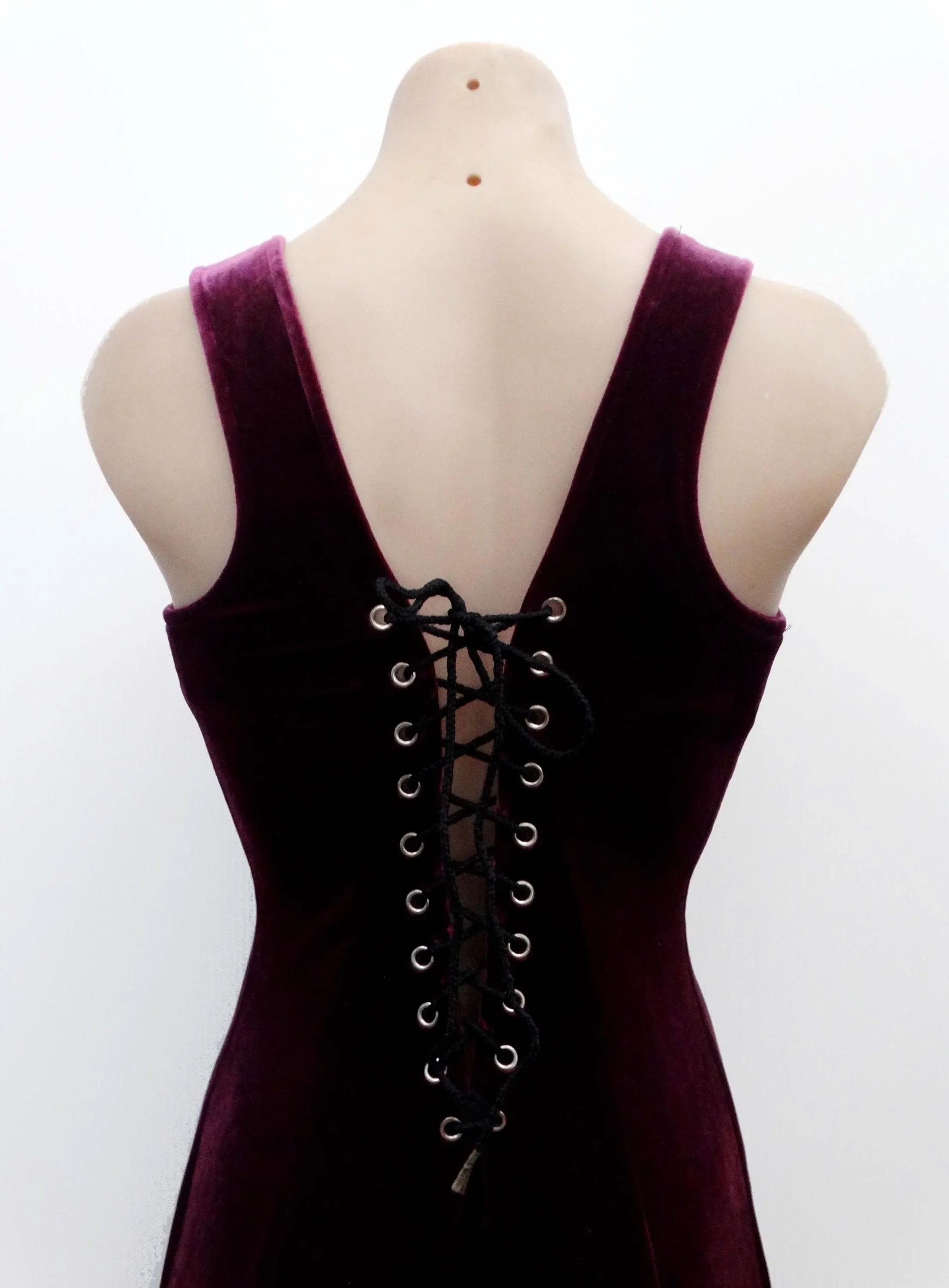 Burgundy Edgy Sheath Sweetheart Sleeveless Lace-Up Floor-Length Evening Dress For Women Hot Sale