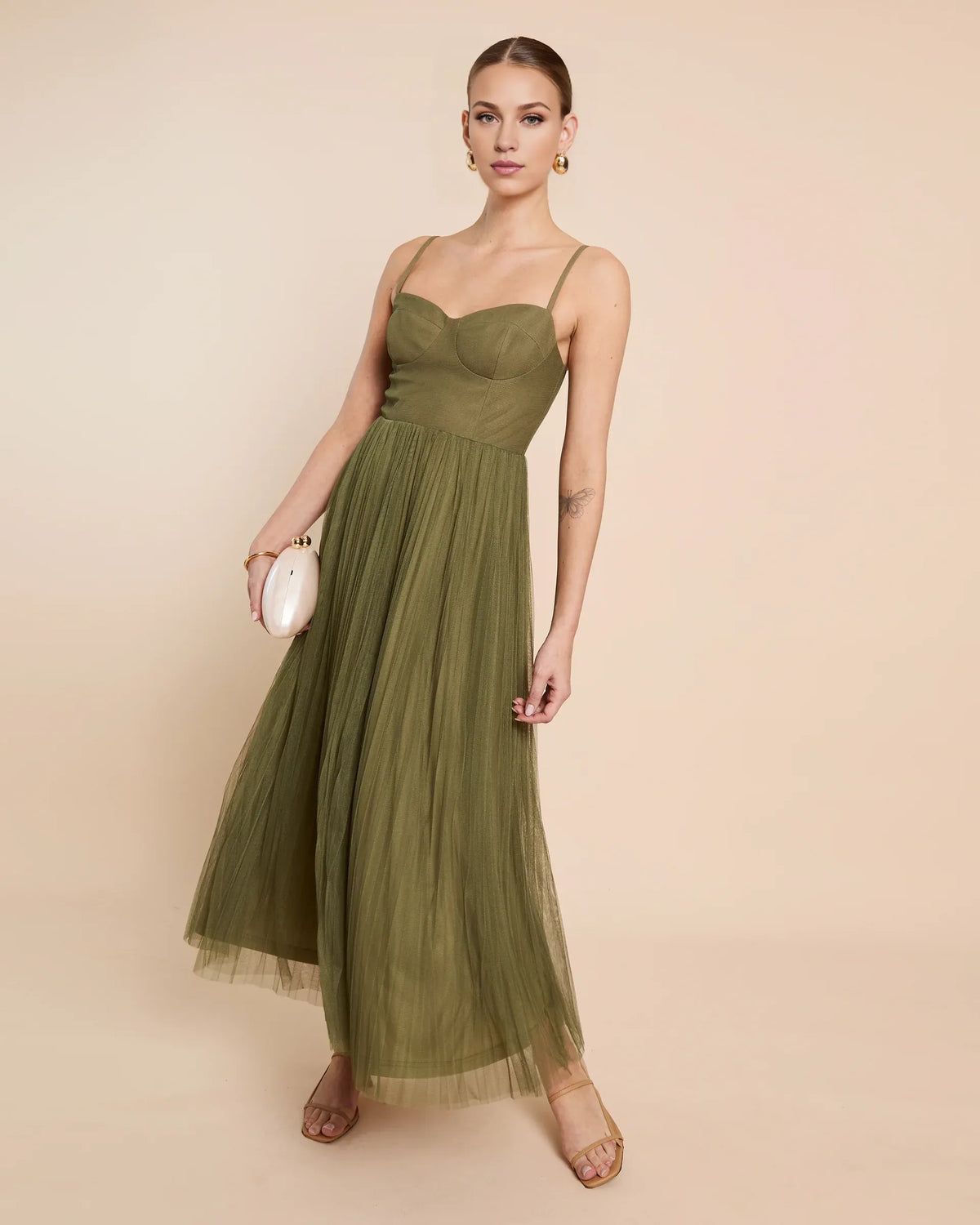 Timeless Special Occasion Sophisticated Graceful Elegant Tulle A-Line Sweetheart Sleeveless Evening Dress