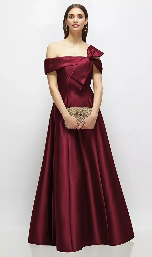 Refined Beautiful Timeless Elegant A-Line Backless Floor-Length Mother of the Bride Dress