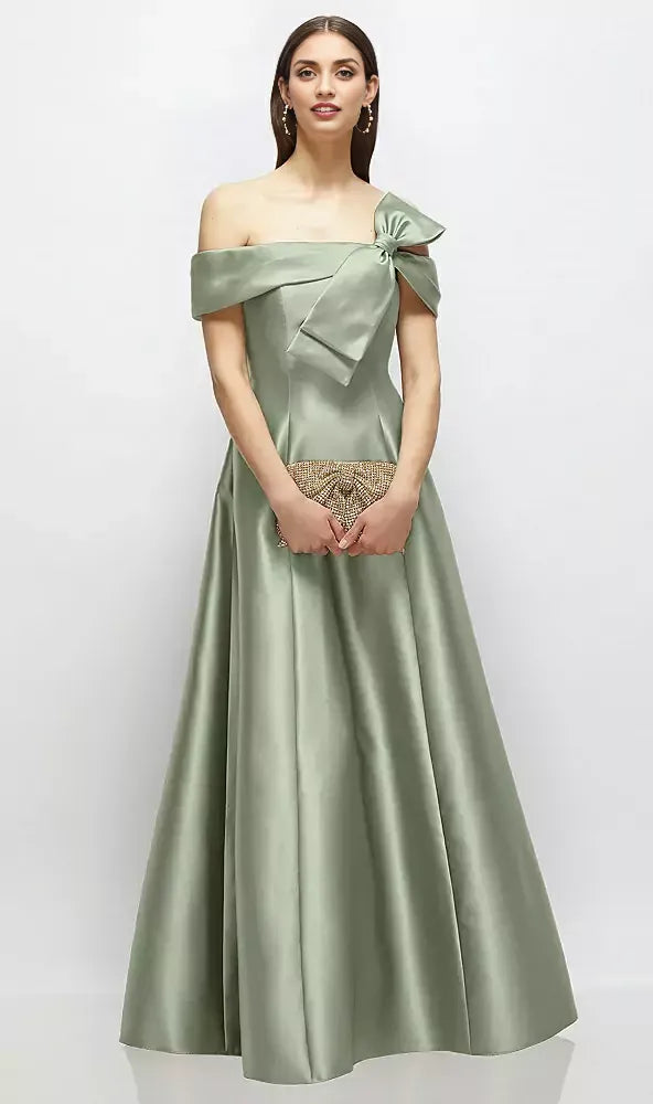 Refined Beautiful Timeless Elegant A-Line Backless Floor-Length Mother of the Bride Dress