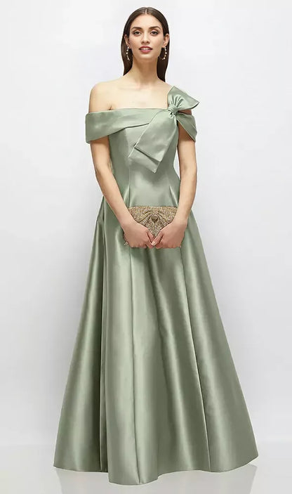 Refined Beautiful Timeless Elegant A-Line Backless Floor-Length Mother of the Bride Dress