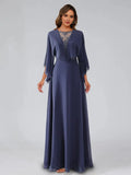Scoop Neck Sleeveless Zip-Back Floor-Length Pleated Mother of the Bride Dresses with Appliques Rhinestones Shawl
