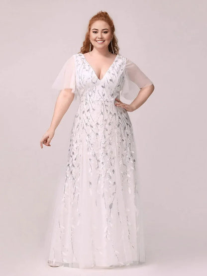 Special Occasion Sophisticated Graceful Elegant Dusty Rose Tulle A-Line Floor-Length Prom Dress