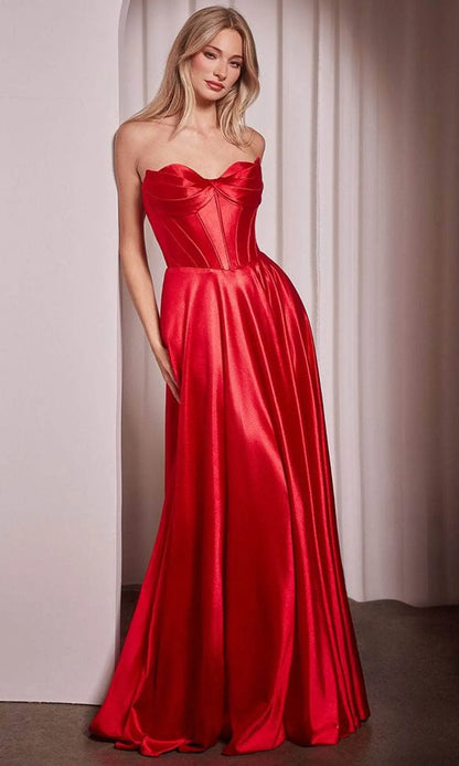 Luxurious Black Lace A-Line Strapless Classic-Sleeve Lace-Up-Back Floor-Length Prom Dress