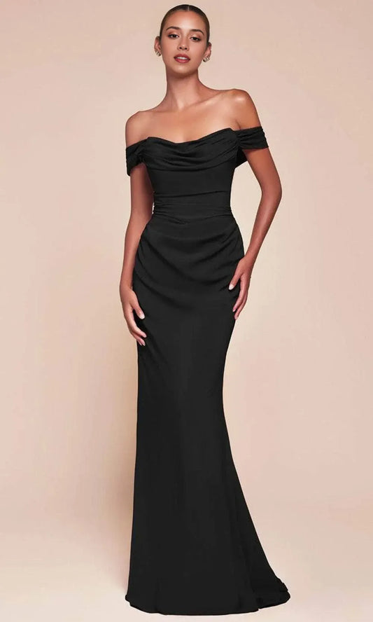 Elegant Burgundy A-Line Strapless Classic-Sleeve Classic-Back Floor-Length Prom Dress