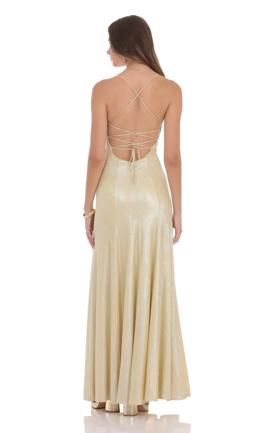 Champagne - Gold Prom Dress with Thin Straps Ruched Bandeau Neckline Mermaid Silhouette Perfect for Glamorous Nights