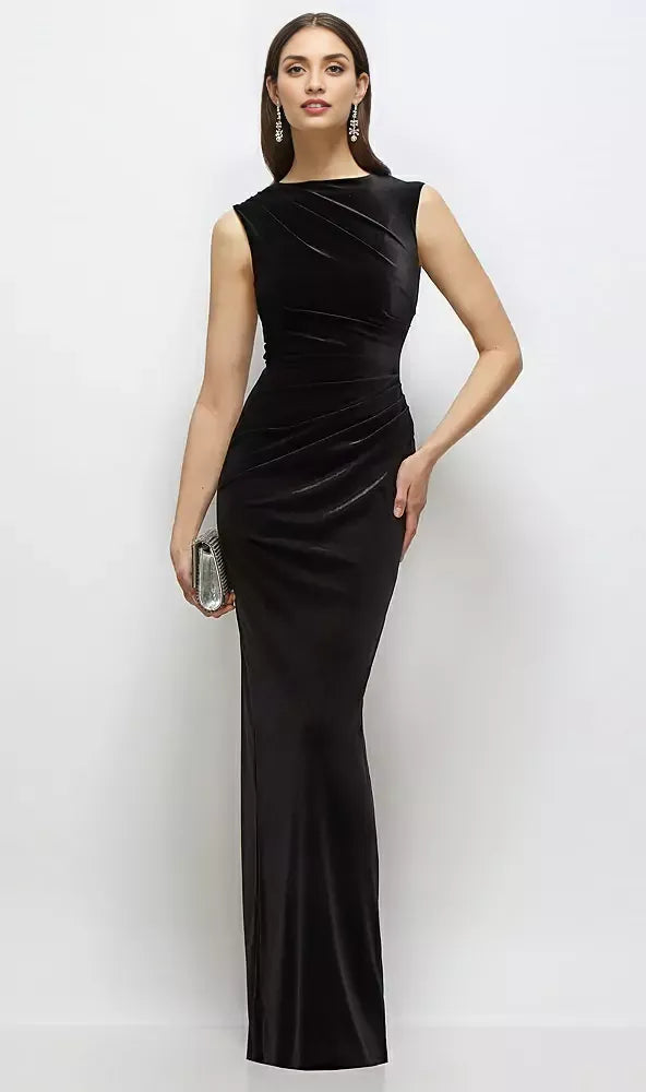 Graceful Stylish Refined Beautiful Elegant Sleeveless Floor-Length Mother of the Bride Dress