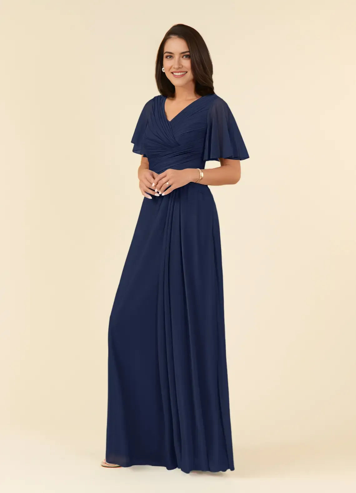 Navy Dark Mother of the Bride A-Line Mother of the Bride Dresses