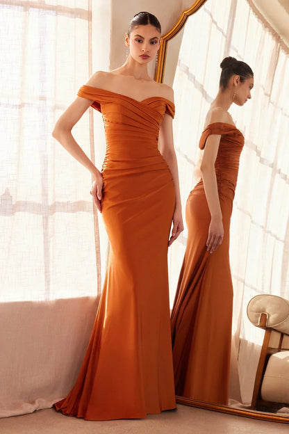 Elegant Green Mermaid Classic-Neck Classic-Sleeve Classic-Back Floor-Length Prom Dress