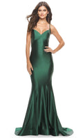 Green Emerald Mermaid Prom Dresses with Spaghetti Straps and Sweetheart Neckline for Formal Occasions