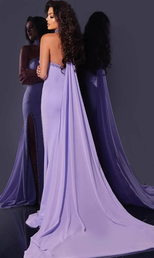 Elegant Red Beaded A-Line Strapless Classic-Sleeve Classic-Back Floor-Length Prom Dress