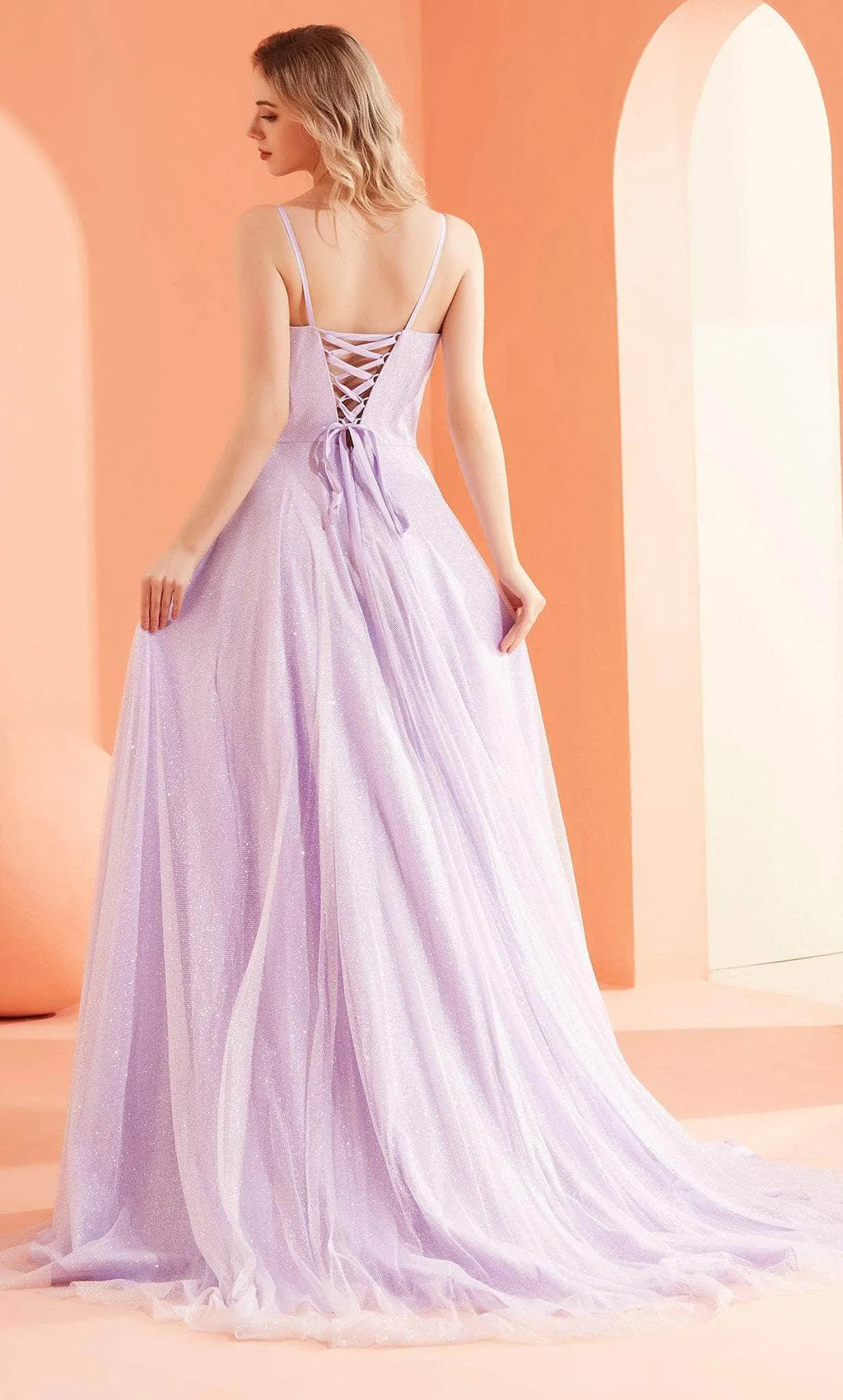 Light Blue Sparkle Evening Dresses featuring Spaghetti Straps Square Neck and Flowy A - Line Silhouette to Elevate Your Night
