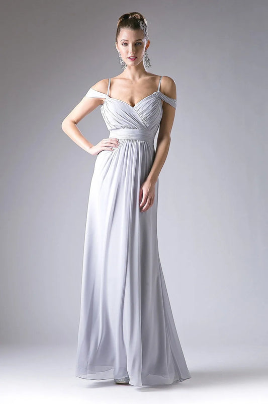 Elegant Red A-Line Classic-Neck Classic-Sleeve Classic-Back Floor-Length Prom Dress